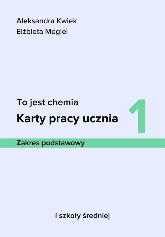 ГДЗ, решения к учебнику To jest chemia 1. Karty pracy ucznia. Zakres podstawowy Украина