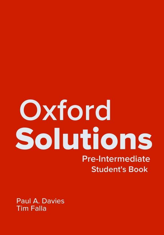 ГДЗ, решения к учебнику Oxford Solutions. Pre-Intermediate Student's Book Украина