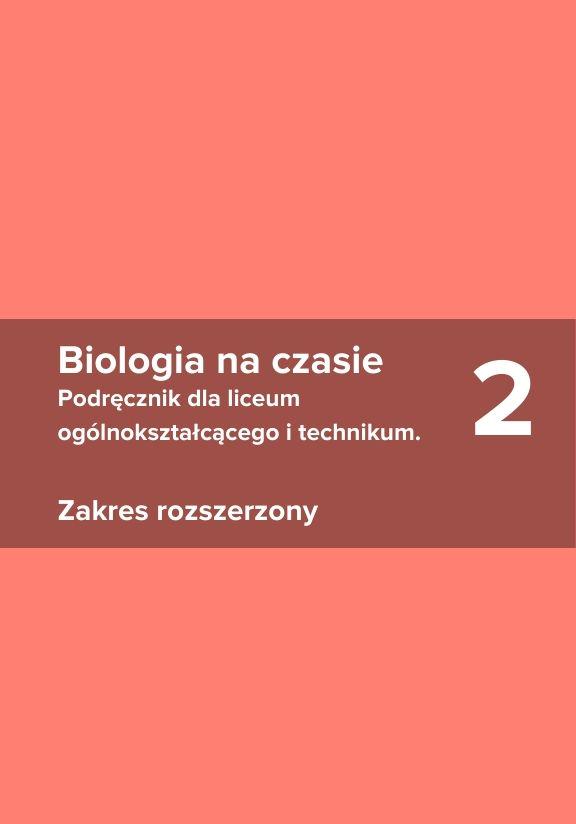 ГДЗ, решения к учебнику Biologia na czasie 2. Podręcznik dla liceum ogólnokształcącego i technikum. Zakres rozszerzony Украина