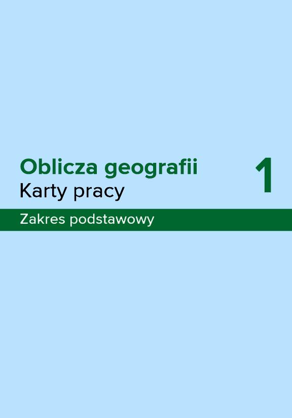 ГДЗ, решения к учебнику Oblicza geografii 1. Karty pracy. Zakres podstawowy Украина