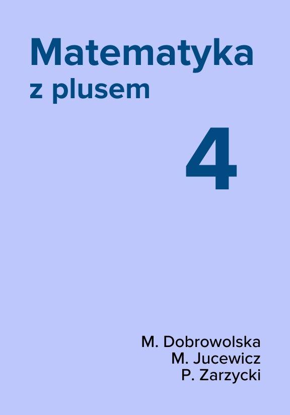 ГДЗ, решения к учебнику Matematyka z plusem 4. Украина