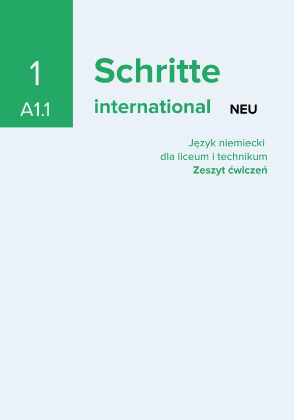 ГДЗ, решеники к учебнику Schritte international Neu 1. Zeszyt ćwiczeń Украина