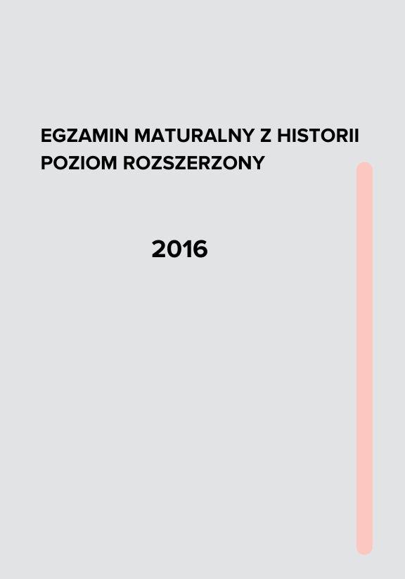 ГДЗ, решения к учебнику Egzamin maturalny Historia 2016. Poziom rozszerzony Украина