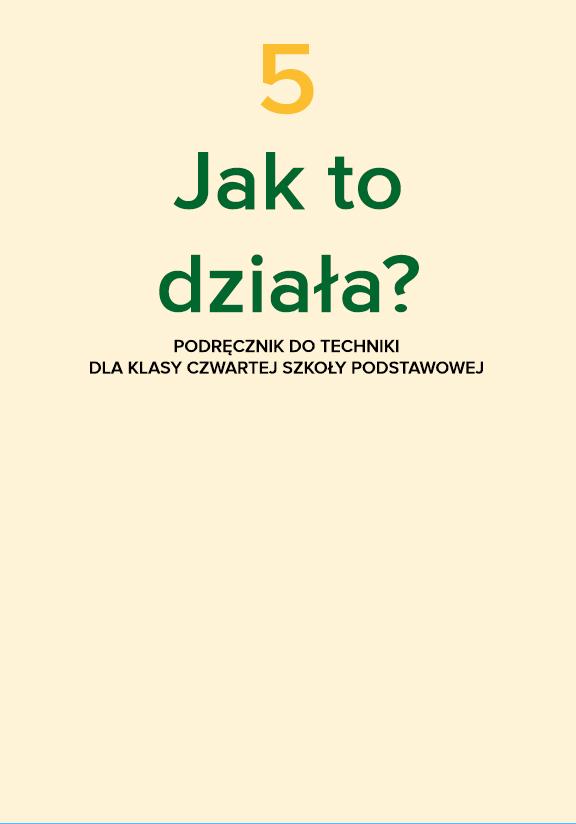 ГДЗ, решеники к учебнику Jak to działa? Podręcznik do techniki dla klasy piątej szkoły podstawowej Украина