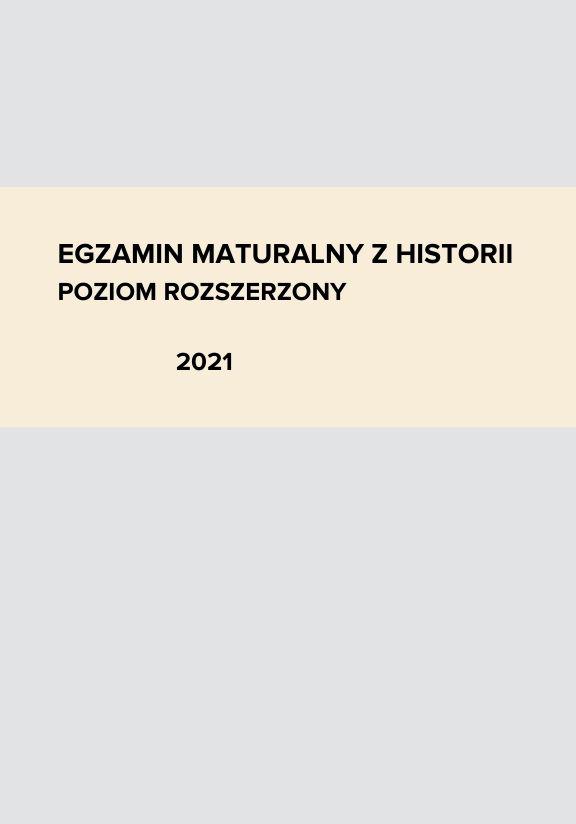 ГДЗ, решения к учебнику Egzamin maturalny Historia. Poziom rozszerzony 2021 Украина