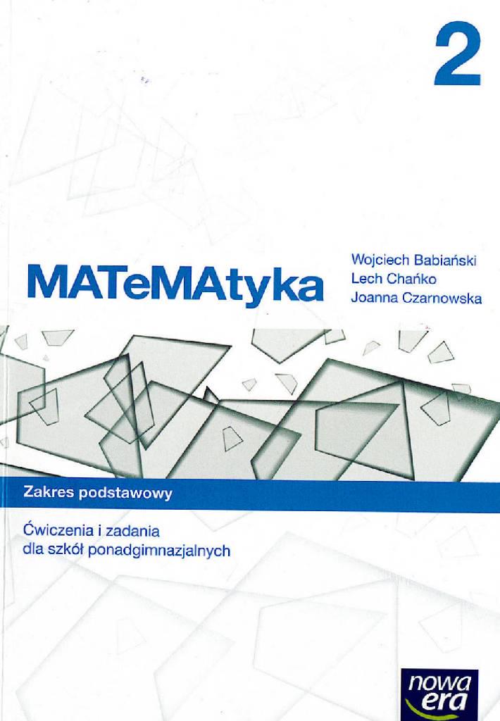 ГДЗ, решения к учебнику MATeMAtyka 2. Ćwiczenia i zadania. Zakres podstawowy Украина