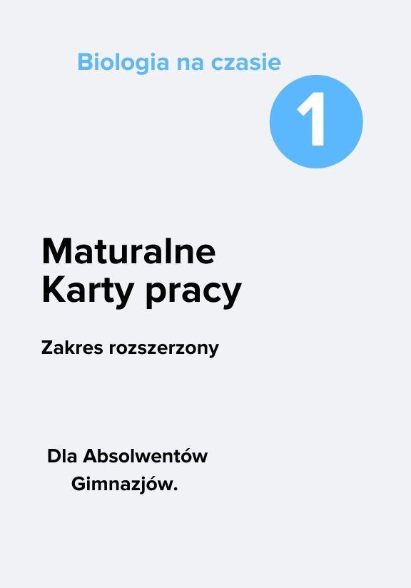 ГДЗ, решения к учебнику Biologia na czasie 1. Maturalne karty pracy dla absolwentów gimnazjów. Zakres rozszerzony Украина