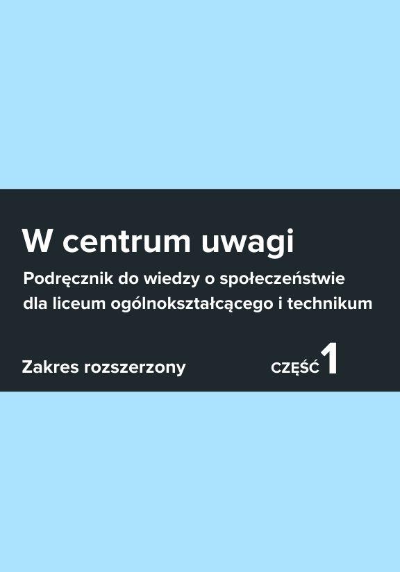 ГДЗ, решения к учебнику W centrum uwagi. Cz. 1. Podręcznik. Zakres rozszerzony Украина