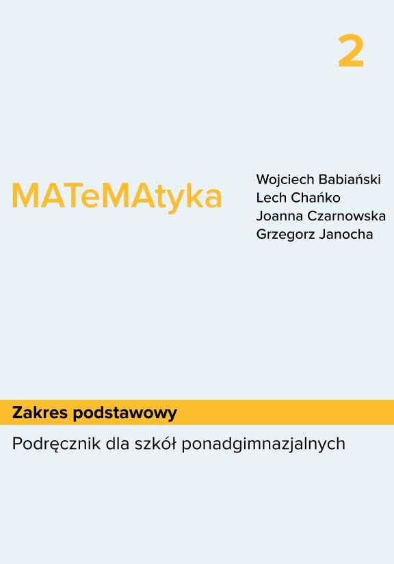 ГДЗ, решения к учебнику MATeMAtyka 2. Zakres rozszerzony. Po gimnazjum Украина