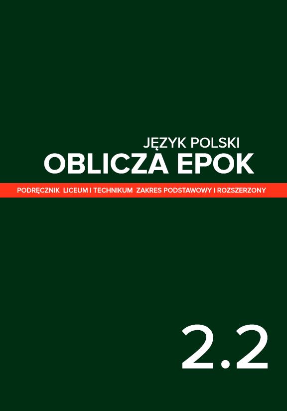 ГДЗ, решения к учебнику Oblicza epok. Język polski. Podręcznik. Liceum i technikum. Klasa 2. Część 2. Zakres podstawowy i rozszerzony Украина